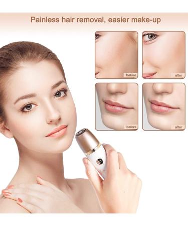 Electric Razor for Women Painless 2 in 1 Wet & Dry Lady Shaver for Women Portable Waterproof Bikini Trimmer Body Hair Removal for Legs Underarms Armpit Face - Buy Online on GoSupps.com