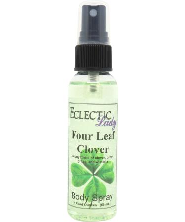 Four Leaf Clover Body Spray 2 ounces Body Mist for Women with Clean Light & Gentle Fragrance Long Lasting Perfume with Comforting Scent for Men & Women Cologne with Soft Subtle Aroma For Daily 2 Fluid Ounces
