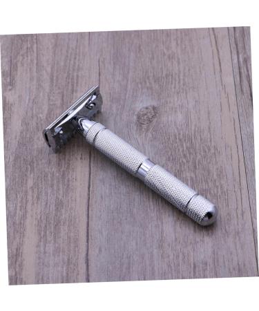 Frcolor 2-Part Razor for Men | Steel Shaver & Bald Head Razor - Safe & Efficient Afeitar para Hombres - Buy Online on GoSupps.com