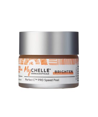 MyChelle Dermaceuticals Perfect C Pro Speed Peel-Facial Peel Exfoliant, Skin Brightening Treatment for All Skin Types, Vegan & Cruelty Free, 1.2 Fl Oz