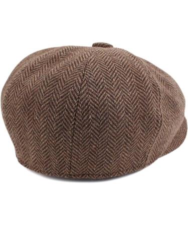 Pesaat Newsboy Cap for Toddler Boys | Vintage Tweed Driver Cap for Kids | Coffee | 2-5 Y, 4-7 Y - Buy Online on GoSupps.com