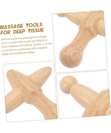 Buy Lurrose Wooden Foot Massage Device - Manual Muscle Roller & Trigger Point Scratching Board for Ultimate Relaxation - Buy Online on GoSupps.com