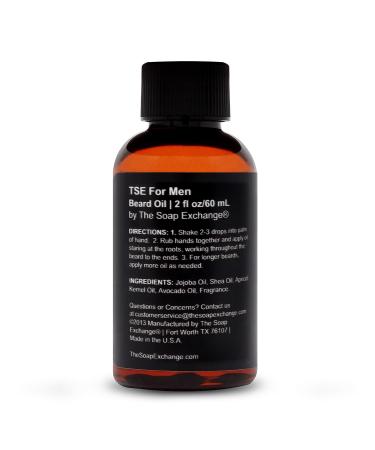 TSE for Men Espresso Beard Oil - Handcrafted 2 fl oz Deep Conditioner Natural Ingredients Made in USA - Stop Itching & Nourish Your Beard - Buy Online on GoSupps.com
