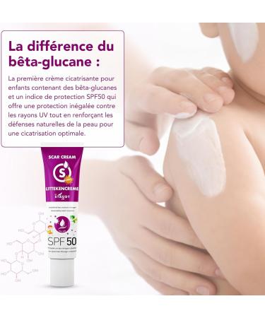 Staudt SPF50 Children's Cicatricielle Cream - Pediatric Silicone Gel for Sensitive Skin - Moisturizing Formula with Allantoin and Aloe - UV Protection Scar Cream - 40 ml - Buy Online on GoSupps.com