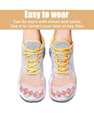 Silicone Toe Spacers & Corrector Set - 4 Pairs (White) | Toe Stretcher for Men & Women, Bunion Relief, Hammer Toe Straightener, Plantar Fasciitis Support - Buy Online on GoSupps.com