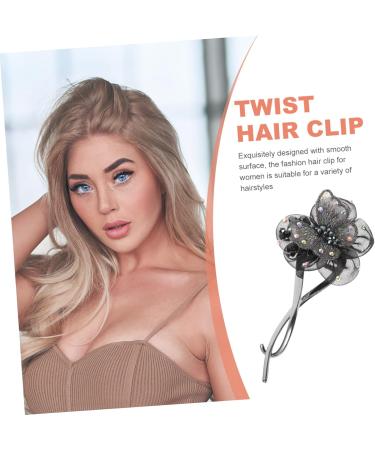 Beaupretty Butterfly Hair Barrettes headgear french barrette rhinestones barrette ponytail holder rhinestone barrettes for women pretty for women up France alloy French Hair Clips - Buy Online on GoSupps.com