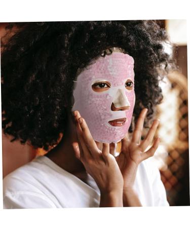 Mobestech Ice Beauty Reusable Gel Covering Ice Facial Glove Clips for Kids Hot Cold Women Compress Facial Masking Full Ice Pad Facial Miss Hot and Cold Pink Cosmetic PVC 31x20cm - Buy Online on GoSupps.com