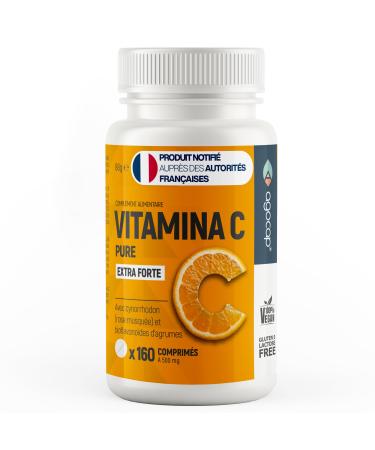 Vitamine C 1000 mg 180 comprim s Vegane avec des bioflavono des d'Agrumes et de rose Canine haute absorption | renforce le syst me immunitaire | Vitamine C pure fourniture 6 mois Made in Italy Ago