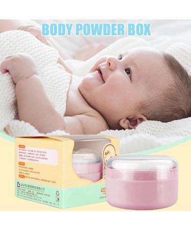 Houppette et r cipient pour le corps Bo te d poussi rage pour le bain des tout-petits Houppette poudre cosm tique pour le corps de b b et tui pour la maison et les voyages 1 unit (Lot de 1) - Buy Online on GoSupps.com