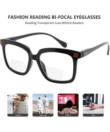 Eyekepper 4 Pack Bifocal Reading Glasses - Oversized Progressive Lenses for Women | Quality 1.0x Mix Set Online - Buy Online on GoSupps.com