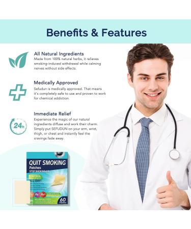 Quit Smoking with 3-in-1 Patches (8 Weeks Kit) - 60 Count - Buy Online on GoSupps.com