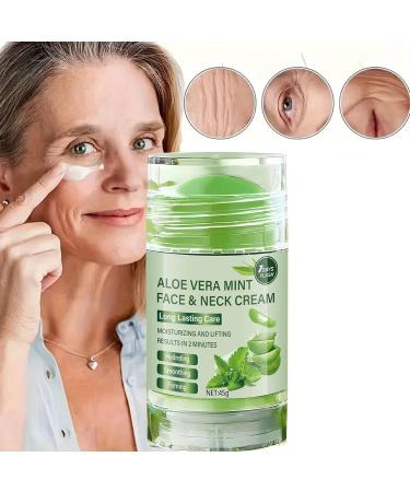 Yniquet Hydrating Face Balm Stick with Aloe Vera Aloe Vera Neck Facial Care Stick Day & Night Lifting & Firming Anti Wrinkle Facial Moisturizer Nourishing Anti Aging Repair Cream for All Skin Types - Buy Online on GoSupps.com