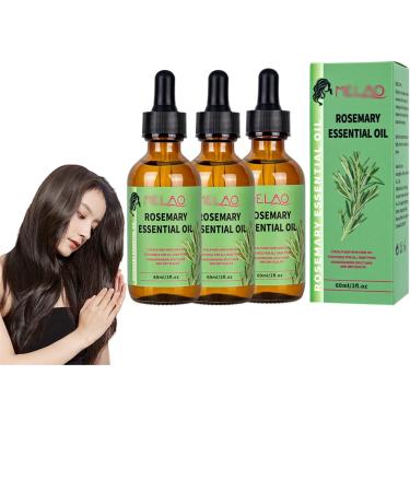 60ml Rosemary Mint/Scalp and Hair Strengthening Oil/Healthy Hair Growth Hair Growth for Men and Women Rosemary Oil for Hair Growth Organic Rosemary Oil Promotes Hair Growth (Color : 3 bottles)