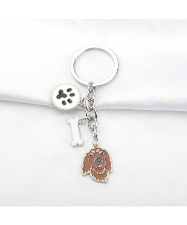 Ensianth Dog Keychain Gifts | Perfect Puppy Paw Print Keyring for Dog Lovers & Owners - Ideal Gift for Moms & Dads - Buy Online on GoSupps.com