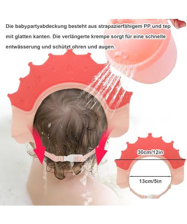 Adjustable Baby Shower Hood - Hair Washing Visor for Kids | Safe Shampoo Cap for Worry-Free Bath Time - Buy Online on GoSupps.com