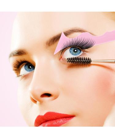 POPETPOP Reusable Eyeliner Stencils-Silicone Eyebrow Stencils Wing Tips Multi-purpose Eyeliner Guide Tool for Eyeliner Pink - Buy Online on GoSupps.com