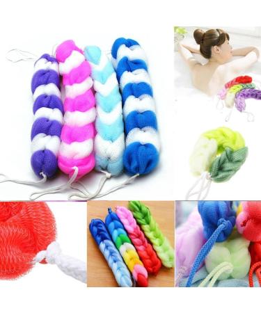 SWIDUUK Bath Shower Back Scrubber - Mesh Sponge Loofah Exfoliating Brush - Nylon - One Size for Ultimate Cleaning - Buy Online on GoSupps.com