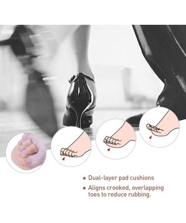 Paris Big Toes Ballenzeh Protector Pads - Thumb Toe Straightener & Separator for Crooked Toes Hammer Toe Pain Relief & Hallux Valgus Correction - Buy Online on GoSupps.com