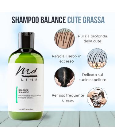 md LINE Balance Oily Hair Shampoo 1 Litre - Buy Online on GoSupps.com