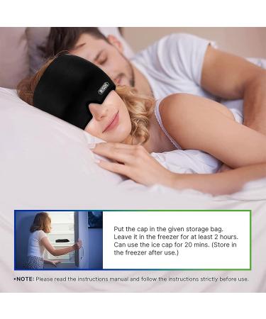 Migraine Relief Cap - Advanced Headache Hat for Cold Therapy, Puffy Eyes, Sinus & Stress Relief - Buy Online on GoSupps.com