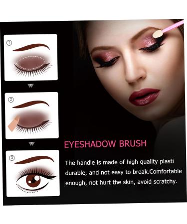 BIUDECO 100pcs Plastic Double Ended Makeup Brush Makeup Eye Shadow Brush Wedding Makeup Brush - Buy Online on GoSupps.com