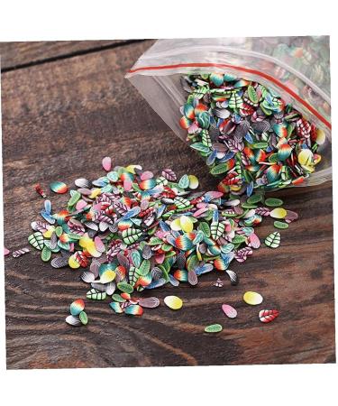 TOSSPER 1000 Pcs 3D Plastic Clay Leaf Slices Wheel - Nail Art DIY Decorations for Stylish Designs - Buy Online on GoSupps.com