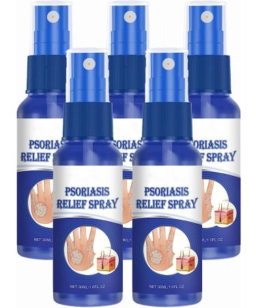 BLEDD Psoriasis Treatment Spray Herbal Psoriasis Treatment Spray Psoriasis Spray Psoriasis Treatment for Skin (Color : 5pcs)