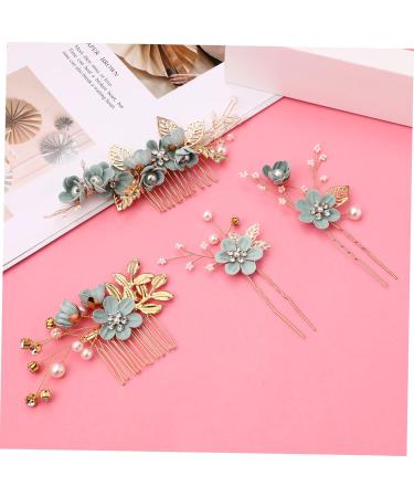DOITOOL 2 Set Hairpin Bridal Hair Clip Flower Hair Clips for Women Wedding Womens Hair Clips Wedding Hair Clip Bridal Hair Comb Bridal Hair Accessories Bun Bridesmaid Crystal Zinc Alloy - Buy Online on GoSupps.com