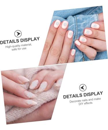 Mikinona 2 Boxes Nail Art Accessories Manicure Snowflakes Flakes Decor Snowflake Nail Art Snowflake Sequins Nail Art Supplies Artificial Flake Beads 3d Christmas Adhesive Tape White - Buy Online on GoSupps.com