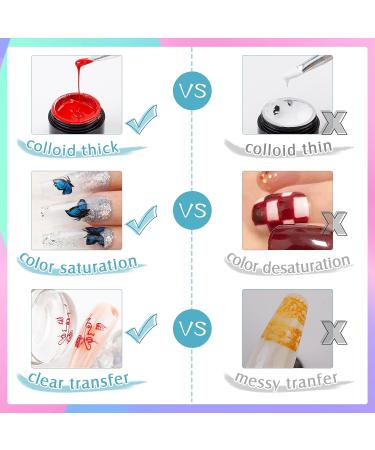 Biutee Stamping Paint Nail Polish Gel Stamper Kit - 8 Colors UV Gel Polish Set for Nail Art | Spring/Summer Gift - Buy Online on GoSupps.com