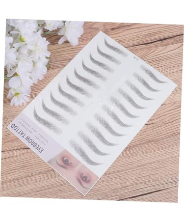 FRCOLOR 2pcs 3d Eyebrow Stickers Hair- Eyebrow Stickers Imitation Eyebrow 6d Eyebrow Trimming The Lazy - Buy Online on GoSupps.com