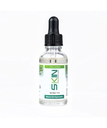 Collagen Face Serum SKINAPEEL Anti Aging Serum for Face & Neck 30ml - Anti Wrinkle Boosting Complex Facial Serum Ideal for Use with Derma Rollers - MADE IN THE UK