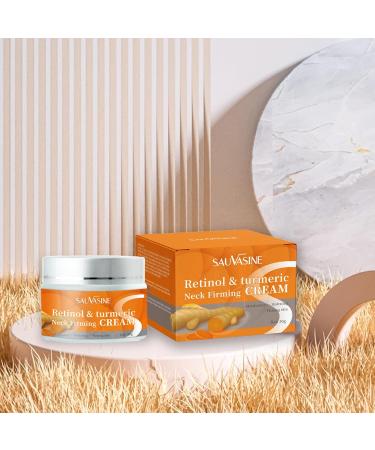 Turmeric Neck Firming Cream Neck Firming Cream Retinol Neck Cream for Sagging and Tightening Turmeric Neck Tightening Cream for Anti Aging Fade Fine Lines & Wrinkle Neck Double Chin Reducer-Face&Neck - Buy Online on GoSupps.com