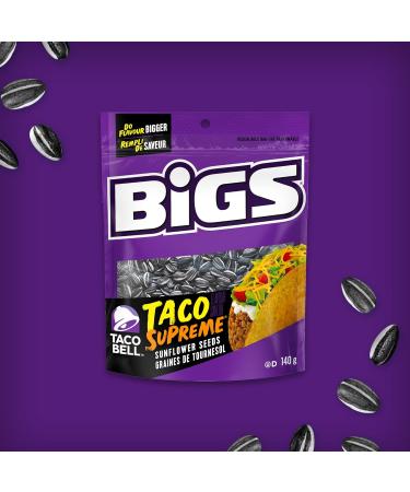 BIGS Taco Supreme Flavour Sunflower Seeds 140 grams - Buy Online on GoSupps.com