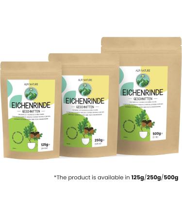 Alpi Investment OOD Oak bark 250g from Alpi Nature tea loose oak bark dried and cut for preparing herbal tea oak bark tea oak bark tea and herbal tea - Buy Online on GoSupps.com