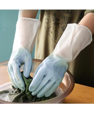 Cleaning Gloves Kitchen Gloves Reusable Dishwashing Gloves Rubber Gloves Anti Slip Household Gloves for Bathroom for Palm Width 3.6''-3.9 - Buy Online on GoSupps.com