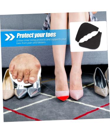 FOMIYES Metatarsal Cushion Inserts - 42 Pairs Padded Toe Plug Half Size Insoles for High Heels - Unisex High Elastic Sponge Toe Caps - Buy Online on GoSupps.com
