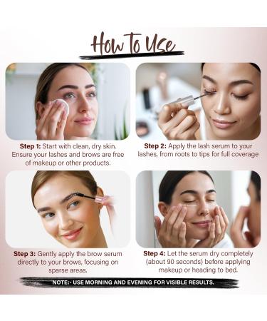 Herbishh Eyelash & Eyebrow Enhancing Serum Nourishing Duo for Fuller-Looking Lashes & Brows Safe for Lash Extensions Fragrance-Free Travel-Friendly Duo 0.135 fl. oz each - Buy Online on GoSupps.com