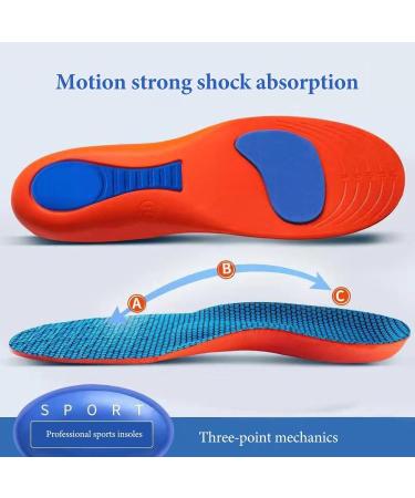 Buy 1 Pair Orthopedic Comfort Insoles - Arch Support & Heel Cushioning for Sports Hiking & Casual Shoes (Size 35-36 - Buy Online on GoSupps.com