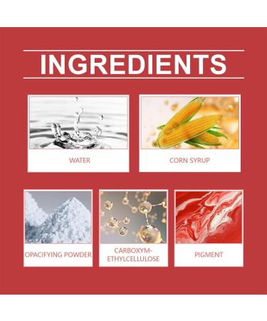 Fake Blood - Washable Fake Blood | Broting Bloods | Realistic Splatter Liquid Body Paint | Simulated Red Coagulated Gel for Halloween Vampire Zombie Cosplay Costume - Buy Online on GoSupps.com