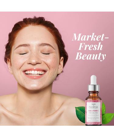 Rose & Vitamin E Facial Oil 2oz - Nourish & Hydrate Your Skin | International Shipping Available - Buy Online on GoSupps.com