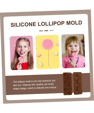 Ciieeo 2pcs Lollipop Mold Festival Baking Mold Lollipop Ball Molds Cookie Molds Sphere Lollipop Fondant Molds Sucker Molds Sucker Lollipop Silicone Cake Fudge Silica Gel Chocolate Candies - Buy Online on GoSupps.com