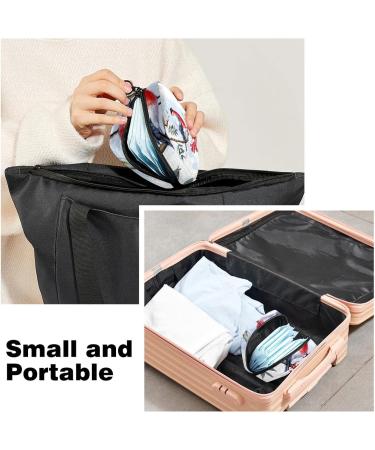 Womens Napkin Storage Bag - Bullfinch on Rowan Branch | Portable Menstrual Cup & Tapes | Ideal for First Period & Female Menstruation - Buy Online on GoSupps.com