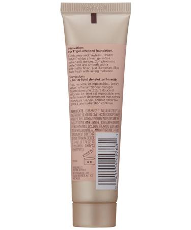 Maybelline Dream Velvet Soft-Matte Foundation - Porcelain Ivory - 1 oz Hydrating Makeup - Buy Online on GoSupps.com