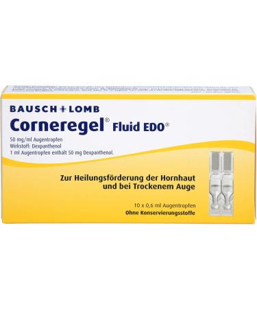 CORNEREGEL Fluid EDO eye drops 10X0.6 ml