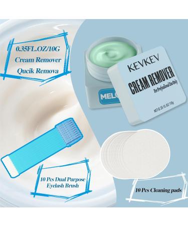 KevKev Lash Remover for Extensions | 10ml Melon Flavor Glue Remover Kit | Low Irritation Quick Dissolve | Professional Use Only - Buy Online on GoSupps.com