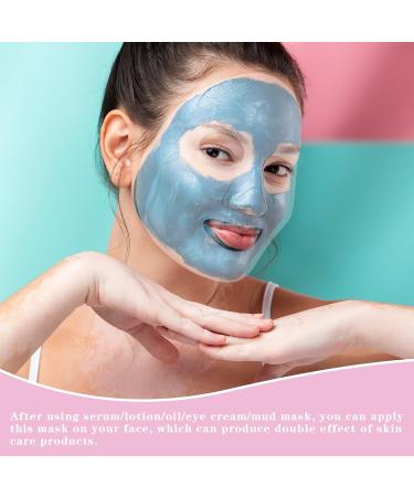 300 Sheets Disposable Transparent Facial Mask for DIY Skin Care - Moisture Retention Spa Treatment - Buy Online on GoSupps.com