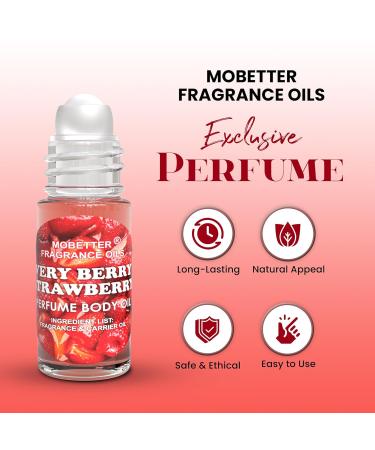 MOBETTER FRAGRANCE OILS Very Berry Strawberry 1 Oz Perfume Fragrance Body Oil for Women - Buy Online on GoSupps.com