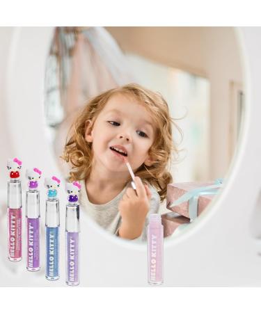 Townley Girl Hello Kitty Lip Gloss Set | 5 Pc Plant-Based Moisturizing Makeup for Girls | Perfect Birthday Gift & Party Essential for Kids 3 - Buy Online on GoSupps.com