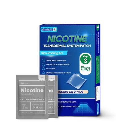 7 mg Step 3 Nicotine Patches to Help Quit Smoking, Delivered Over 24 Hours Nicotine Transdermal System Stop Smoking Aids-21 Patches